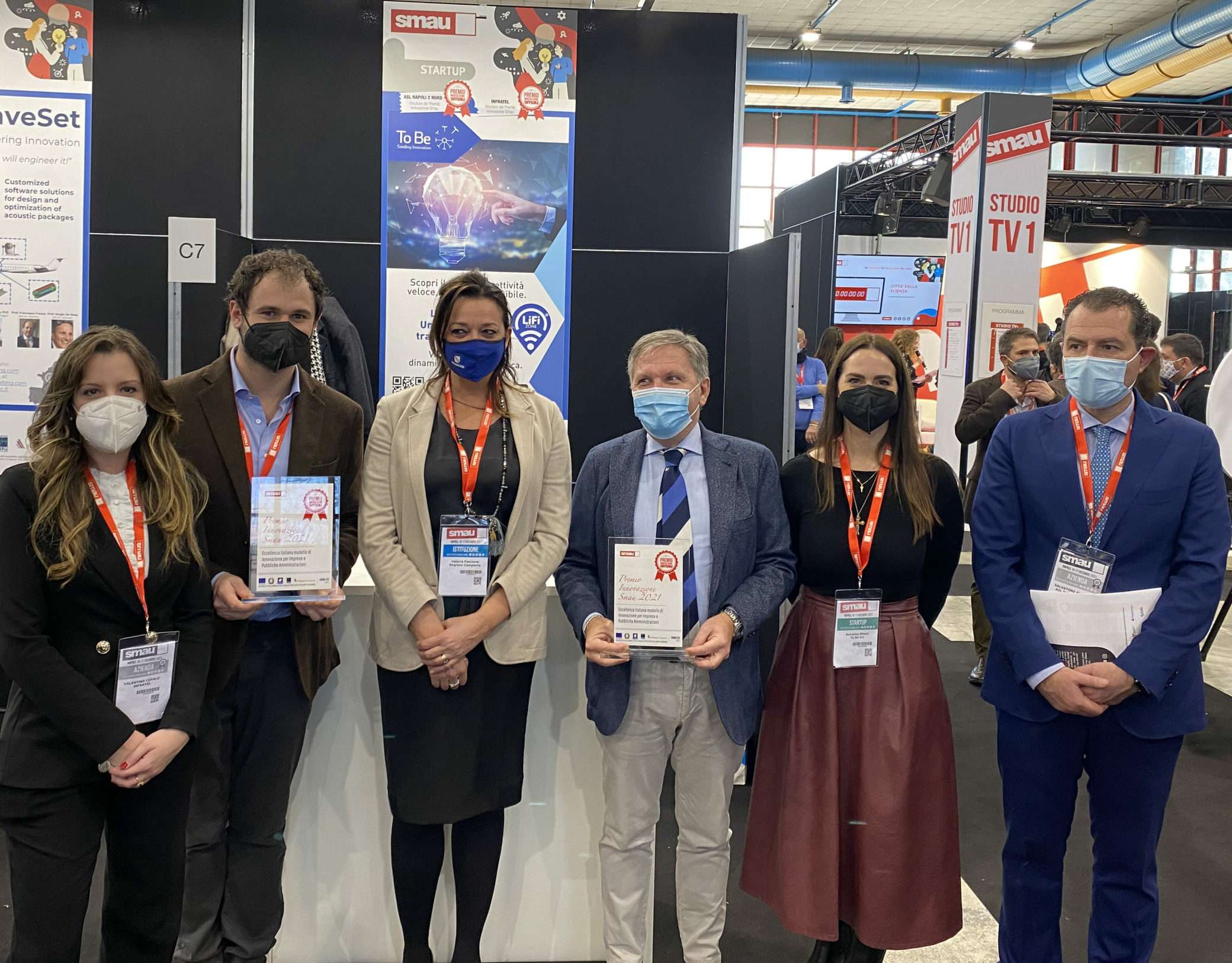 sanità: foto di gruppo premiazione